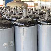 Cilindros de amoníaco anhidro